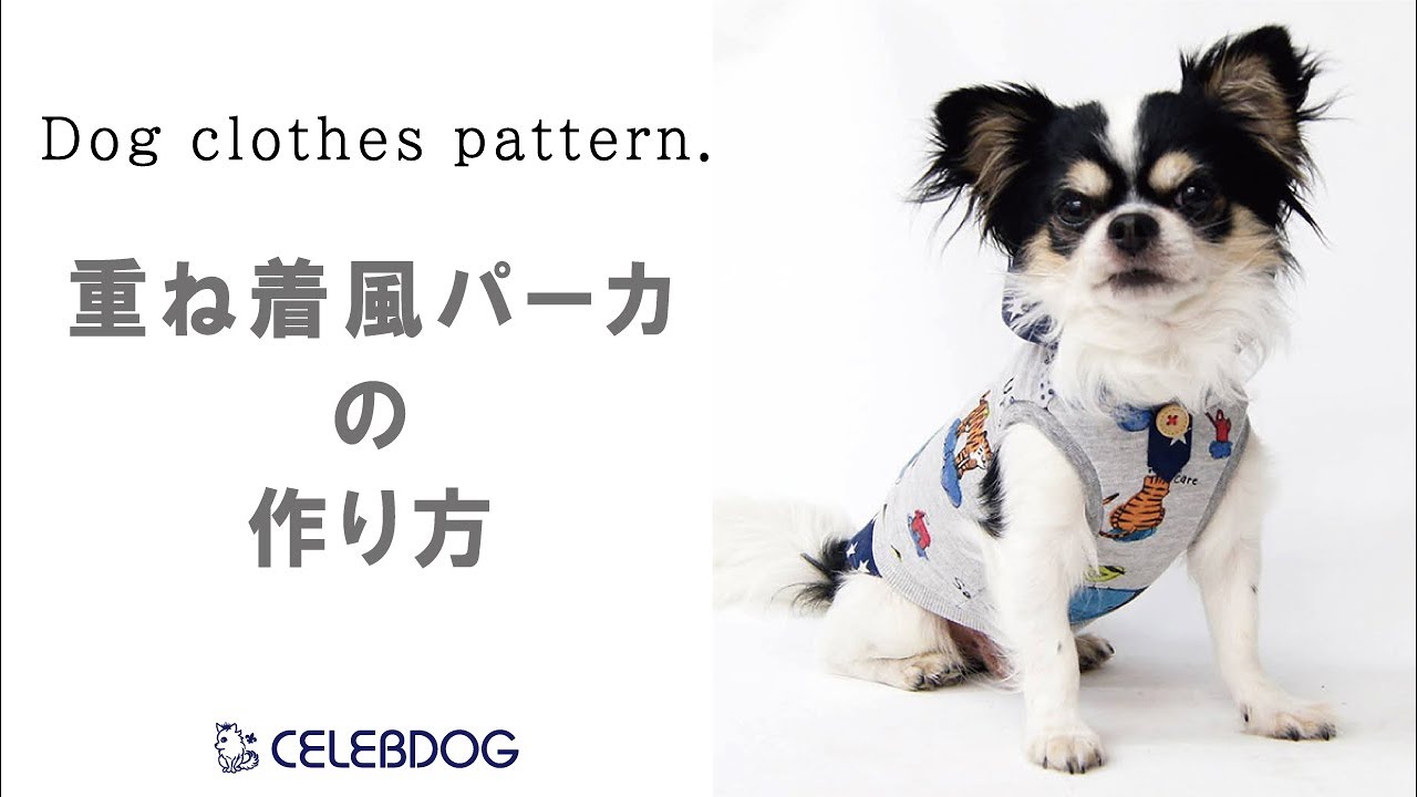 型紙購入者様向け】重ね着風パーカの作り方 - YouTube