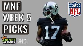 DRAFTKINGS NFL MNF SHOWDOWN ANALYSIS (RAIDERS/CHIEFS) | DFS PICKS