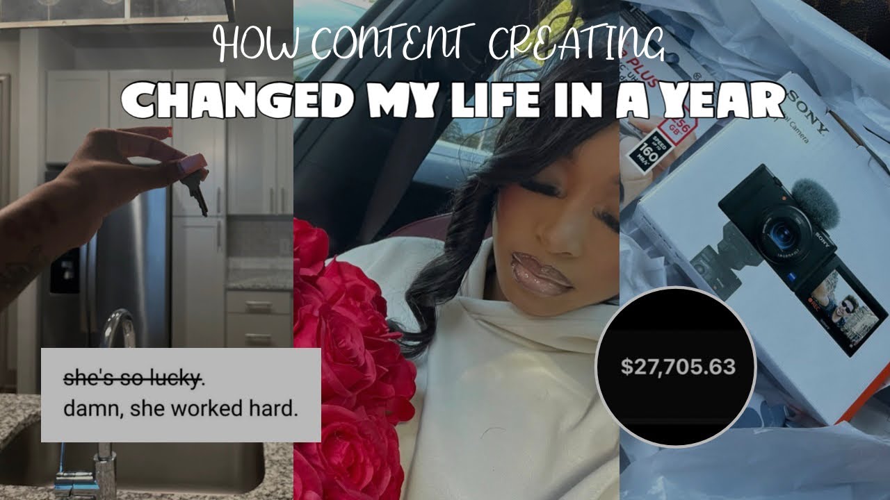 HOW CONTENT CREATING CHANGED MY LIFE IN A YEAR: mindset + growth - YouTube