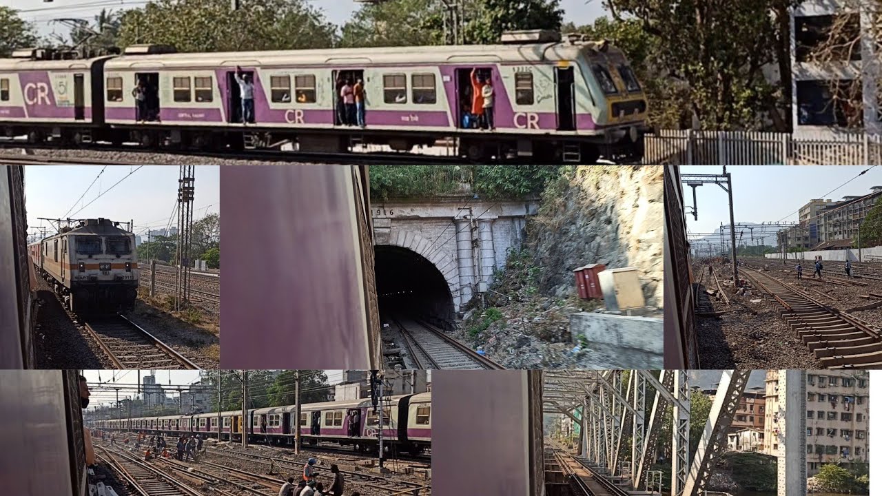 UP FAST MUMBAI LOCAL Passing Through 106 Years Old PARSIK TUNNEL | NOT To Be Seen In Future..!!