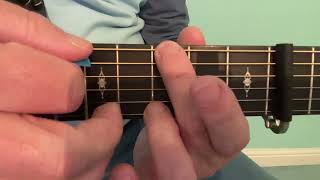 G Chord - Capo up 3 or more frets - Pauric Mather