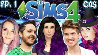 The Sims 4: Raising MAGICAL YouTubers - Ep 1 (Create A Sim & House Build)