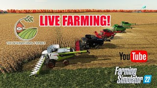 Replay With Live Chat! Farming!  #fs22