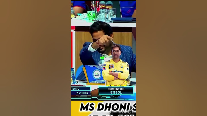 What happened If Dhoni Was In Auction  #msdhoni  #ipl #ipl2025 #iplauction #trending