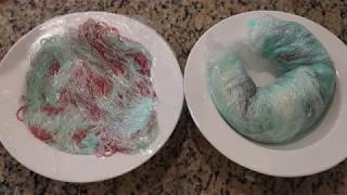 Dyepot Weekly #1 - Dyeing Speckled Yarn with Dry Kool-Aid