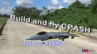 How I Built RC Fighter Jet With fiberglass | Crashed during Test Flight