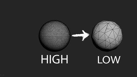How to make Low poly from High poly easily - 3ds max beginner tutorial