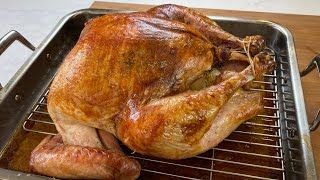 Perfectly cooked and moist Thanksgiving Turkey