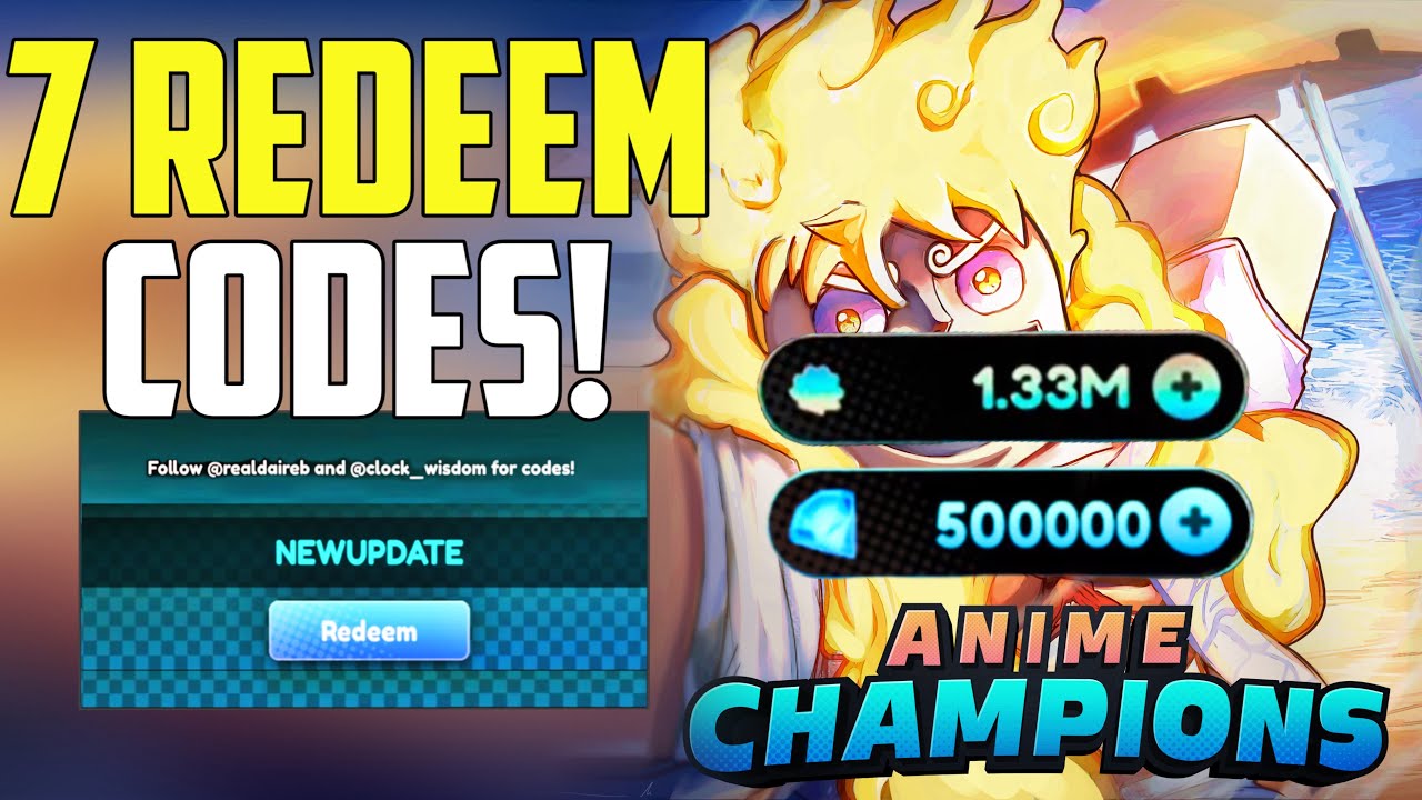 *NEW* ALL WORKING CODES FOR ANIME CHAMPIONS SIMULATOR IN 2024! ANIME ...