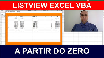 Carregar DADOS de Planilha Excel para Listview VBA - PASSO A PASSO