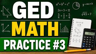 Hard GED Math Practice #3 — Geometry, Area & Volume (25 Questions)