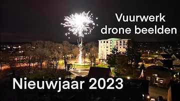 Nieuwjaar Vuurwerk 2023 - Gennep (drone beelden)