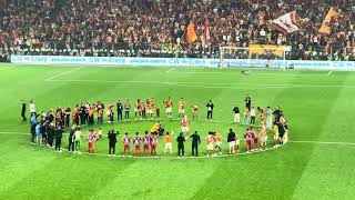 Galatasaray Fenerbahçe Maçı Sonunda Boynu Bükükler Çalındı Tribün Çekim