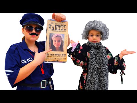 Ruby And Bonnie Pretend Play Police Chase Story And Costume Dress Up