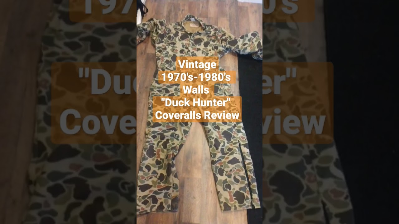 Vintage 1970's- 1980's Walls "Duck Hunter" Coveralls Review