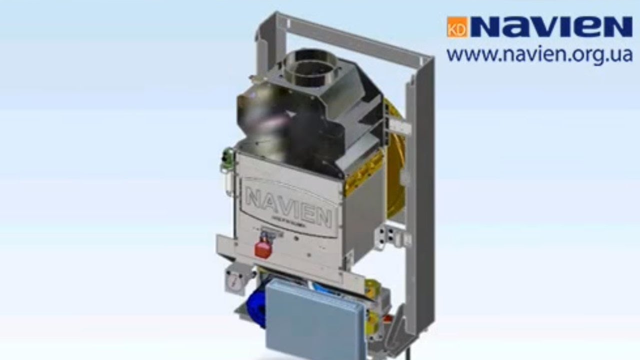 Демонтаж, замена и ремонт газовой арматуры на котле NAVIEN ACE Atmo ...