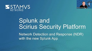 WEBINAR: Splunk and Scirius Security Platform: NDR with the new Splunk App 14 January 2021