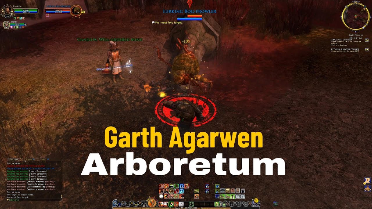 LOTRO | Garth Agarwen: Arboretum - Brawler & Lore Master Gameplay