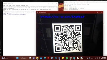 QR Code Scanner with ESP32-CAM & Module OpenCV | detail in description.