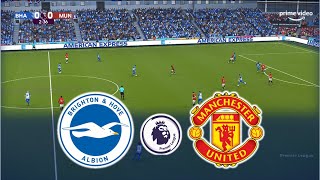 BRIGHTON & HOVE ALBION vs MANCHESTER UNITED | ENGLISH PREMIER LEAGUE 2023/24