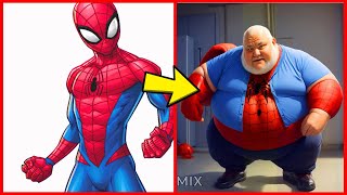 AVENGERS but   FAT GRANDPA 💥 All Characters MIX