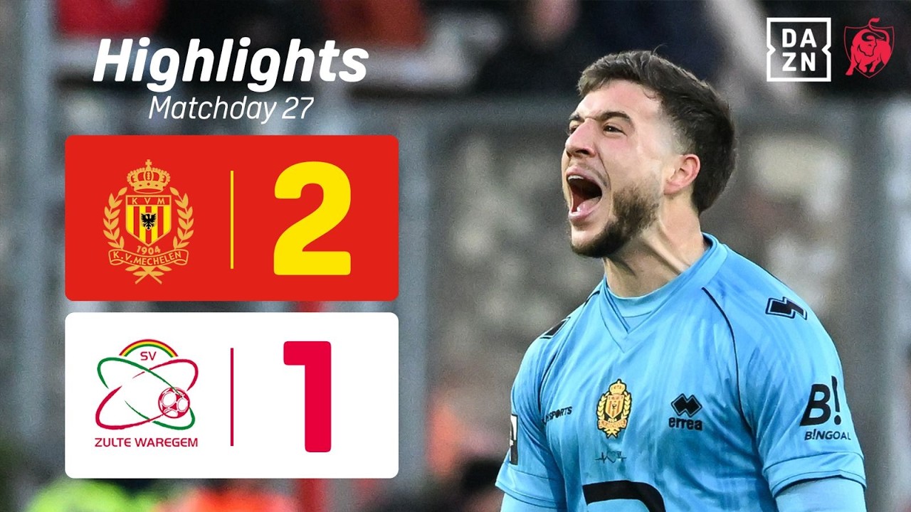 Benito Raman schenkt KV Mechelen 3️⃣ belangrijke punten! 🤩 | KV Mechelen - Zulte Waregem