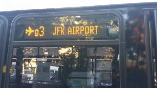 MTA NYC Bus: A Talking Nova Bus LFS [#8352] ✈ Q3 Bus to JFK Airport