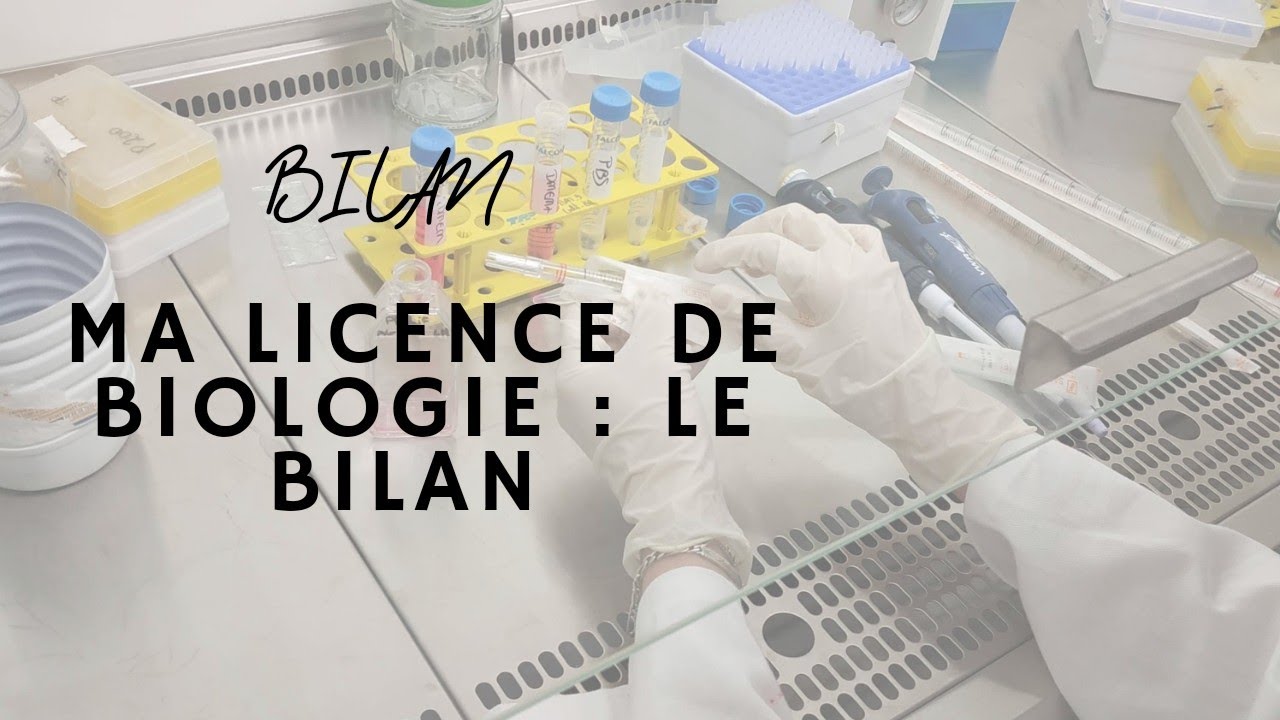 BILAN DE MES 3 ANS DE LICENCE EN FAC DE BIOLOGIE