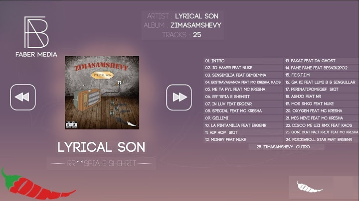 Lyrical Son - RR**Spia e Shehrit (Official Audio)