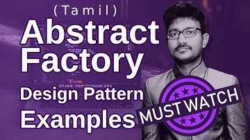 What is Abstract Factory Design Pattern in Tamil? | Abstract Design Pattern Examples in Tamil