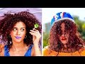 BATALLAS DIVERTIDAS CON EL CABELLO QUE TODA CHICA ENFRENTA || Trucos para sentirse hermosa