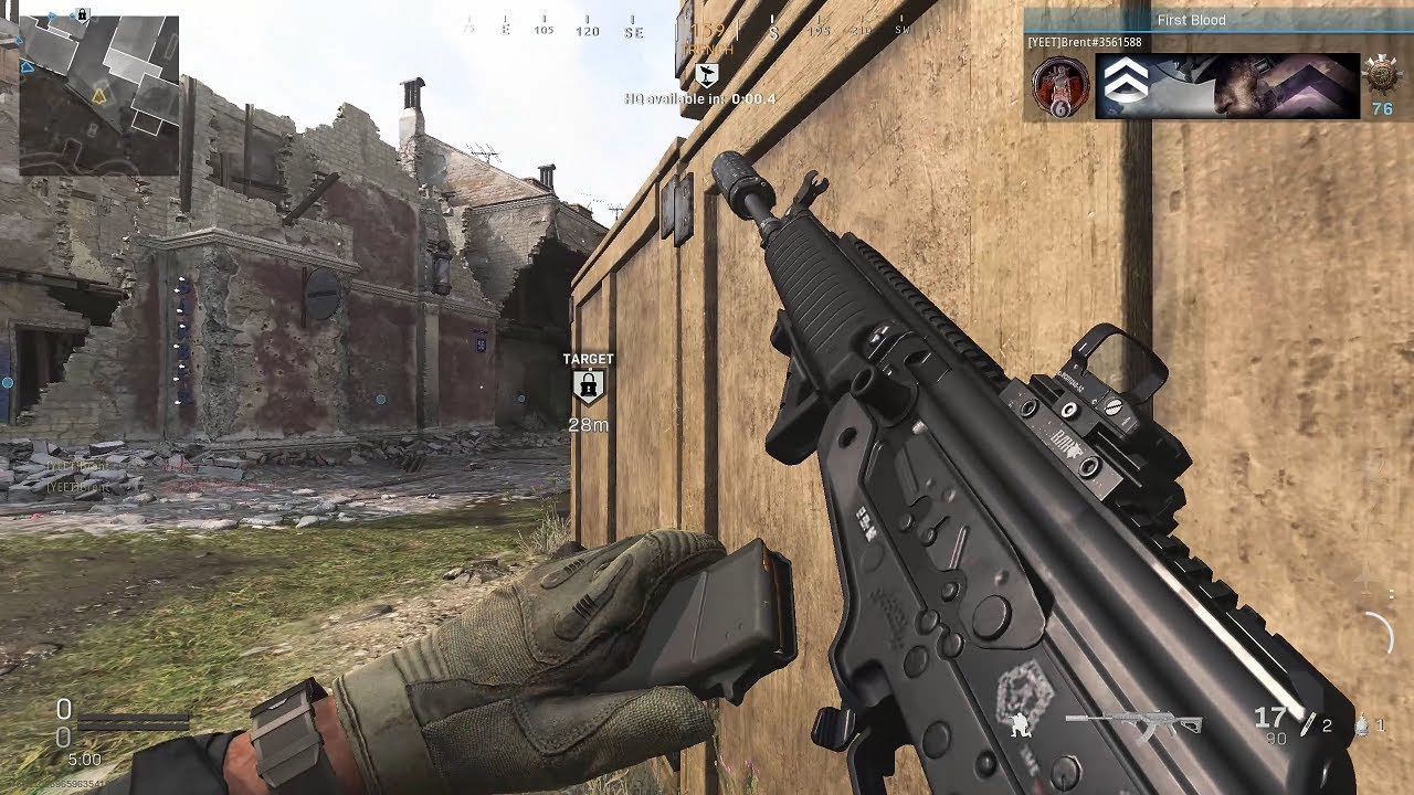 CR-56 AMAX | 10v10 Headquarters | Call of Duty Modern Warfare Multiplayer Gameplay (No Commentary)