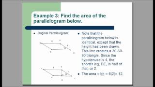 Free SAT Math Lessons: Parallelograms