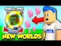 The NEW WORLD PORTAL Is Opened In Tapping Simulator And I WENT THROUGH AND GOT THIS! (Roblox)