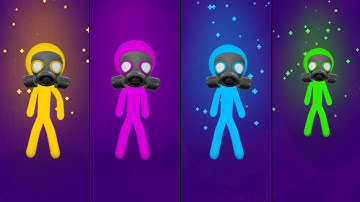 Stickman Party All Random Tournament | Funny Minigames | 1 2 3 4 Player Games | Gameplay iOS Android