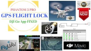 DJI Phantom 3 Pro Flight Log. How to Lock in GPS. Fixed