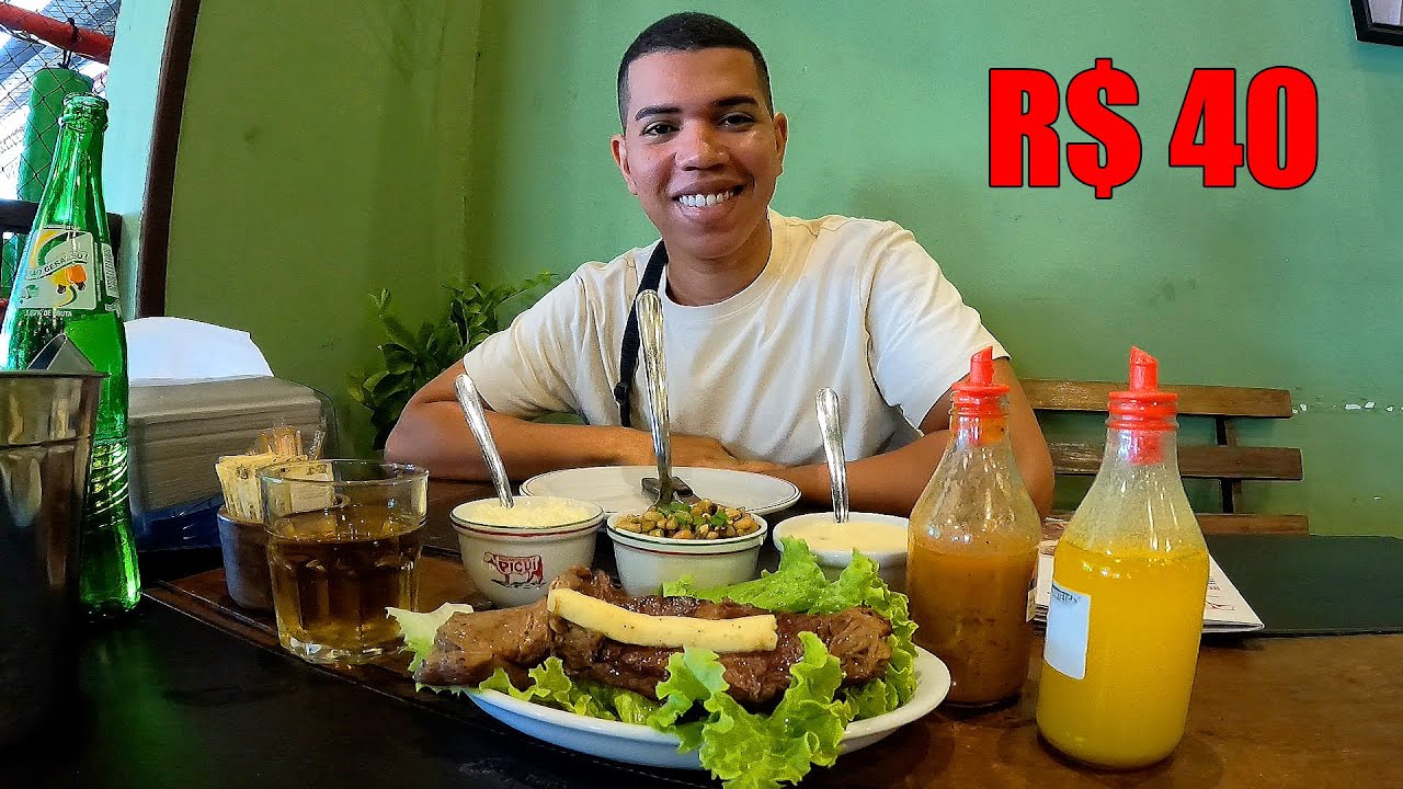 Almoço REGIONAL DE 40 REAIS em João Pessoa | Vale a pena?