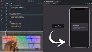 ASMR Programming - Modern Popup Ui Design - No Talking screenshot 1
