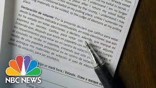How States Verify Signatures On Mail-In Ballots | NBC Nightly News