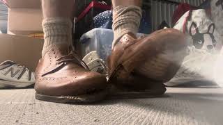 Ripping Apart My Old Cole Haan, Nike Air Dress Shoes At My Storage Unit!