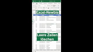 Alle Leere Zeilen In Excel Entfernen Und Nicht Mehr Händisch - Howto Tutorials Für Excel