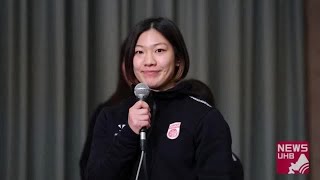 アイスホッケー女子日本代表 “北京五輪”内定23人をオンラインで発表…志賀紅音ら初選出は8名 (21/12/26 18:30)