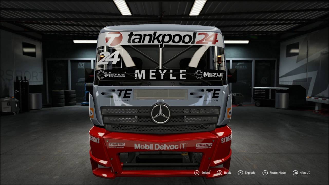 Forza 6 Mercedes Benz #24 Tankpool24 Racing Truck