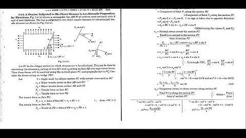 Compound stress and strains (Lecture 2 Unit 1)