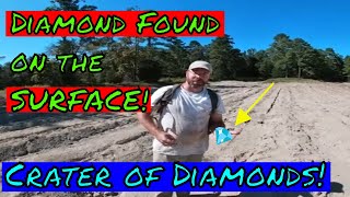 Diamond Found on the Surface, Crater of Diamonds State Park