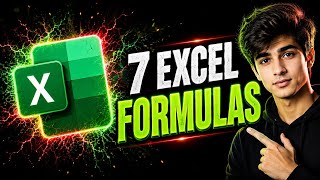 Master These 7 Formulas Become Excel Expert! 😱💪