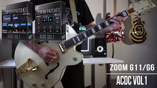 Zoom G11 / G6 Patches | ACDC vol1 | Medley Demo