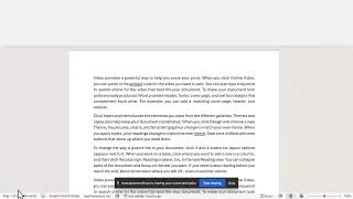Microsoft Word 365 trick video (Placeholder, Developer tab)