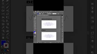 Create wavy lines quickly in Adobe Illustrato #adobeillustrator