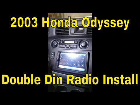 2003 Honda Odyssey Double Din Amazon/China Radio Install